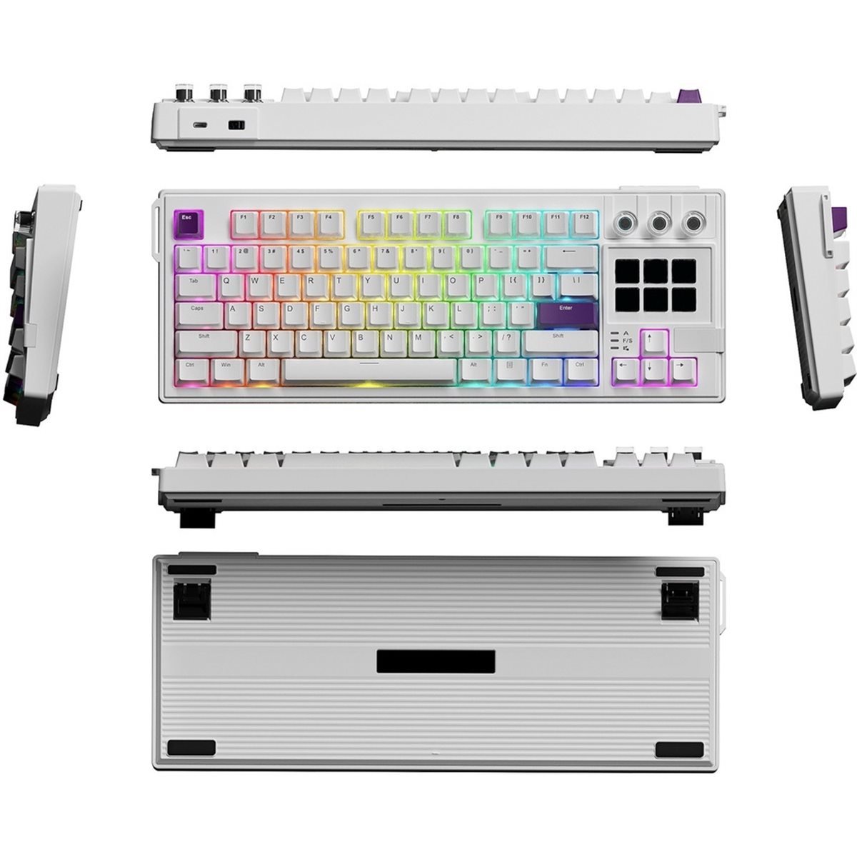 Gaming Keyboard Mechanical - Aggiornamento. Tastiera Meccanica Visuale K1 PRO