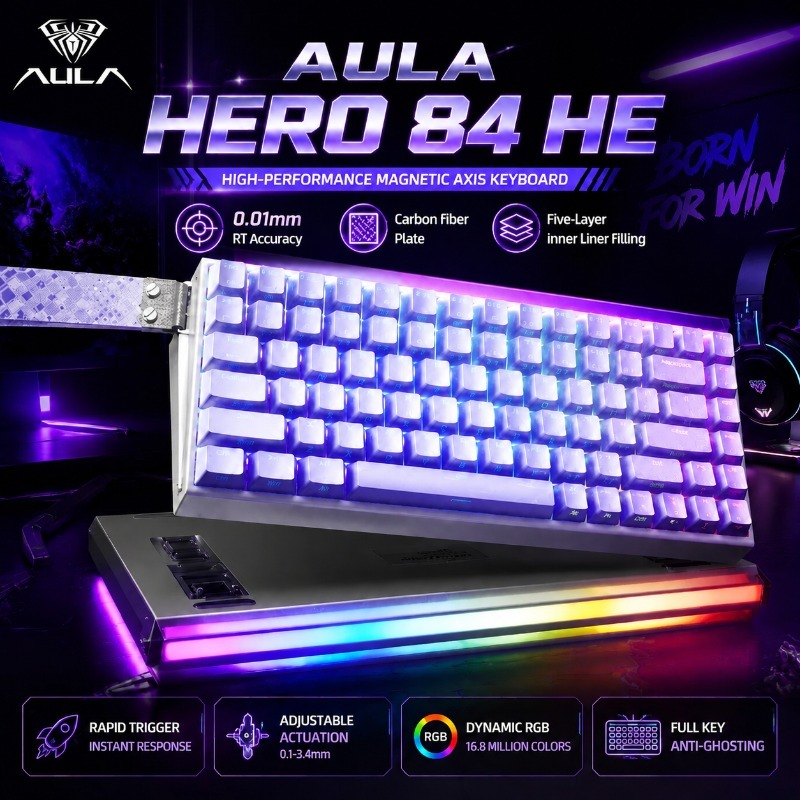 Gaming Keyboard Mechanical - Tastiera Meccanica da Gaming AULA HERO84