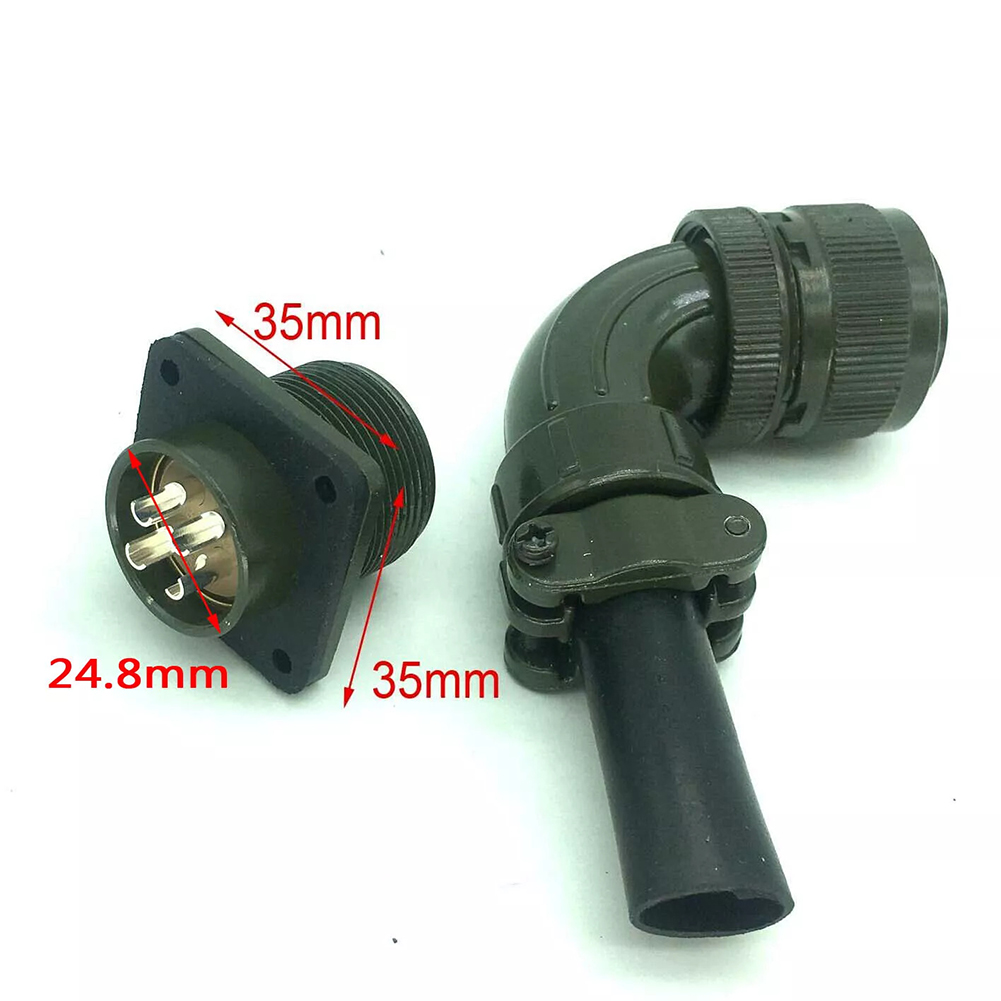 Aviator Connector Kit - Connettore Aeronautico a 4 Pin 90