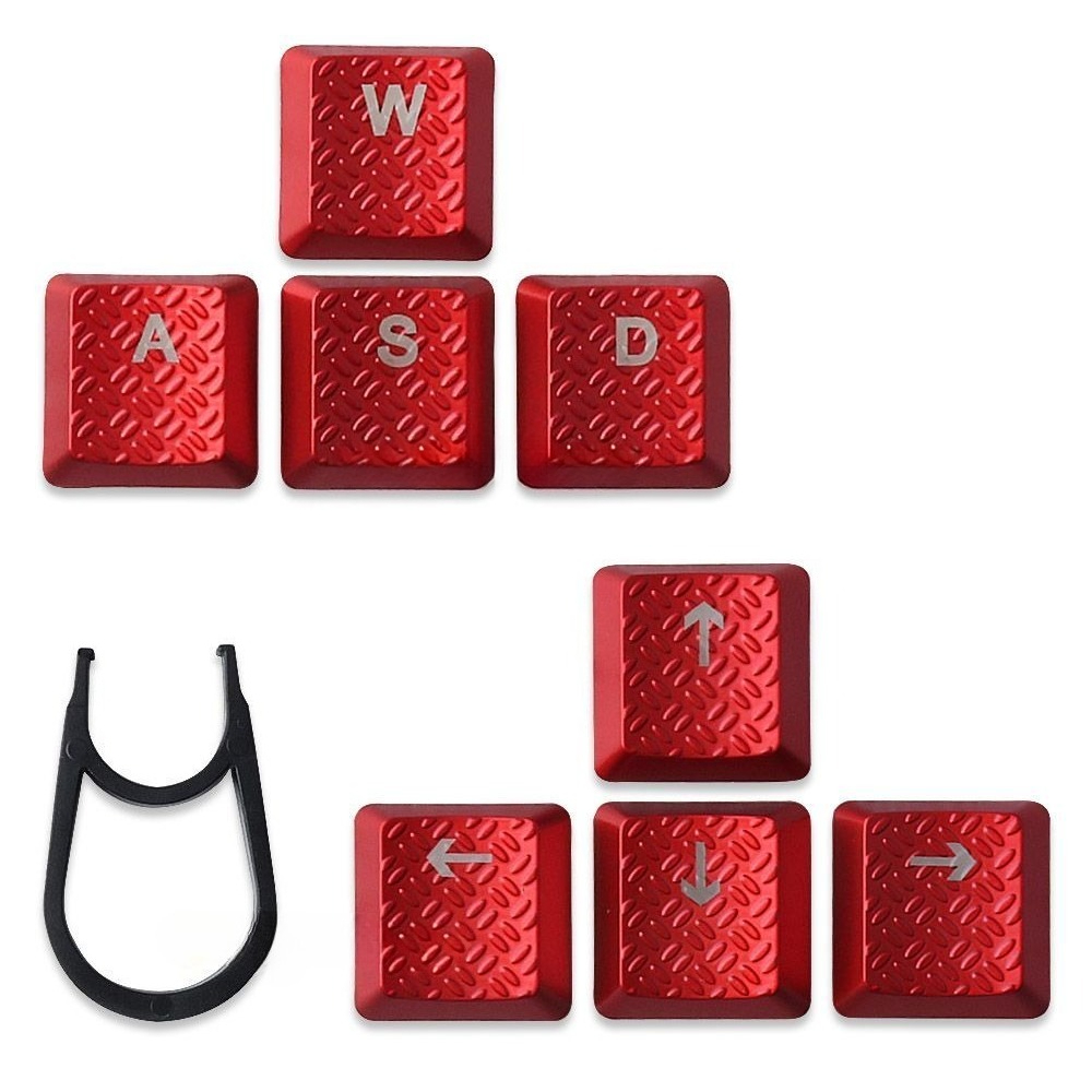 Gaming Keyboard Tkl - Keycap rossi traslucidi fai-da-te compatibili con