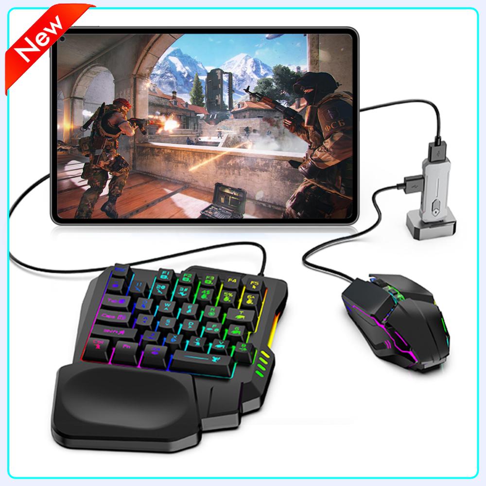 Gaming Keyboard And Mouse Converter For Mobile - Set da gioco per tastiera e