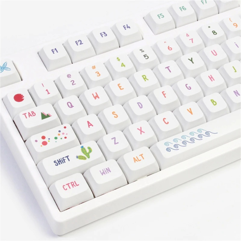 Gaming Keyboard Tkl - Copritasti estivi vibranti Profilo XDA a