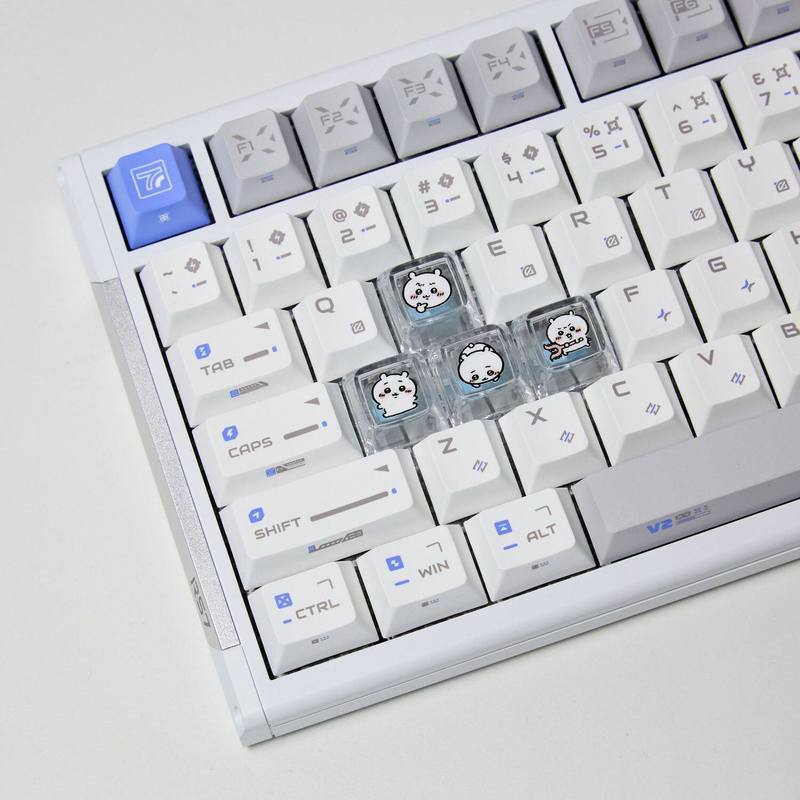 Gaming Keyboard Affordable - Chiikawa 4 tasti personalizzati retroilluminati in
