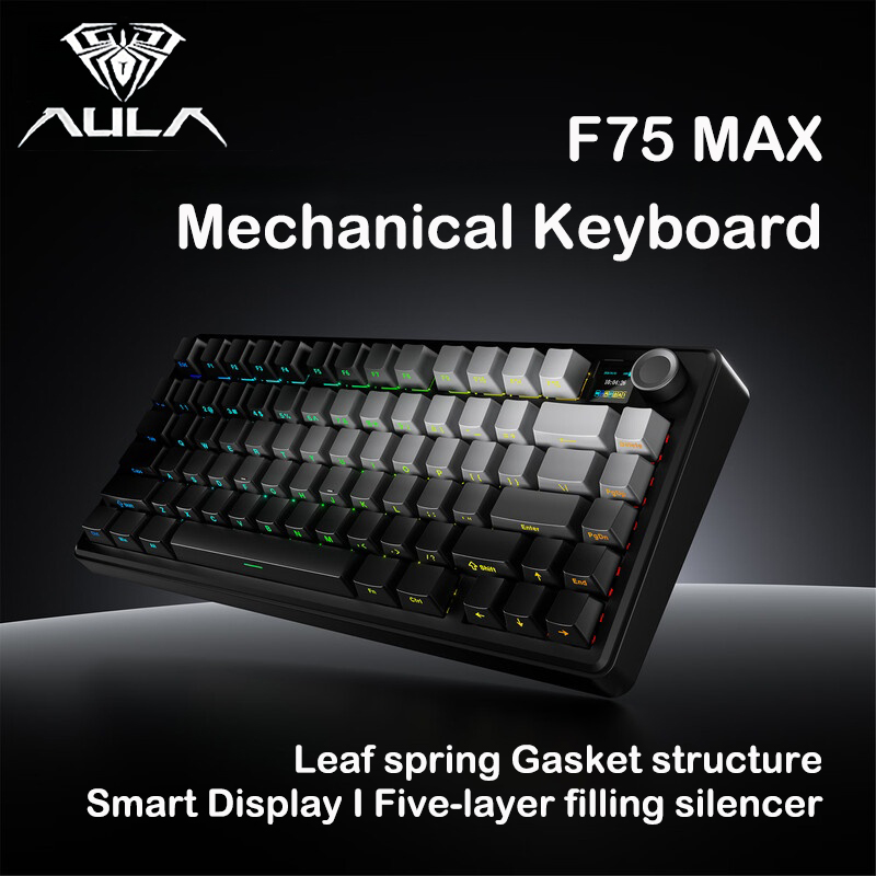 Keyboard Gaming Mac - Tastiera Meccanica AULA F75 MAX 75%