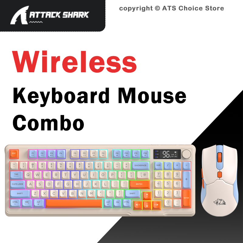 Gaming Keyboard Extension - Combo Tastiera e Mouse Wireless FREEWOLF