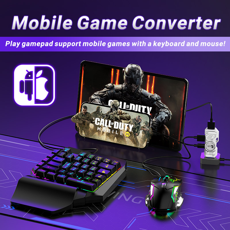 Gaming Keyboard Extension - Kit convertitore giochi per dispositivi mobili