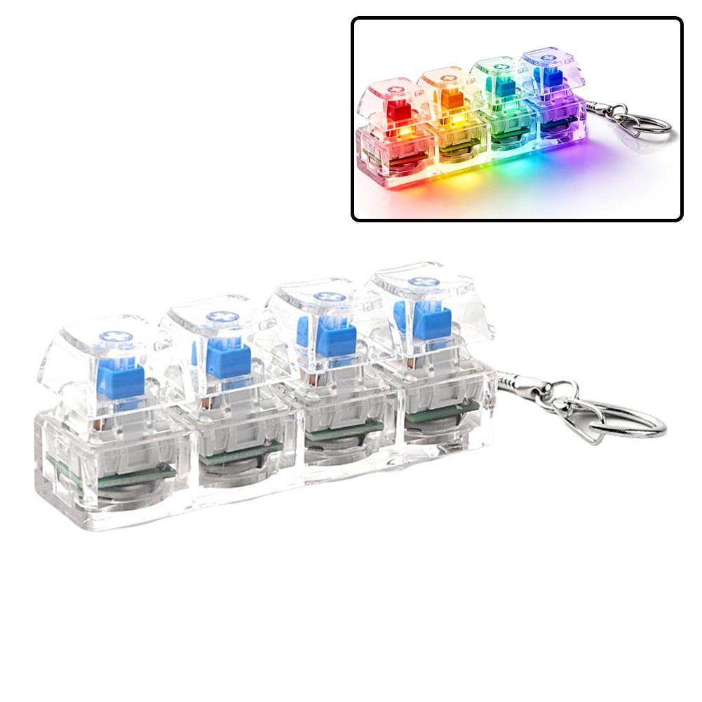 Mechanical Switch Tester - Portachiavi LED Luminoso Antistress, Tester di