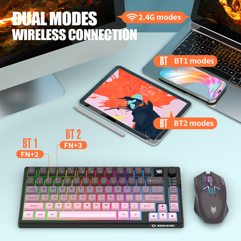 Combo Tastiera e Mouse Wireles - Gaming Keyboard Mouse Set recensione e prezzo