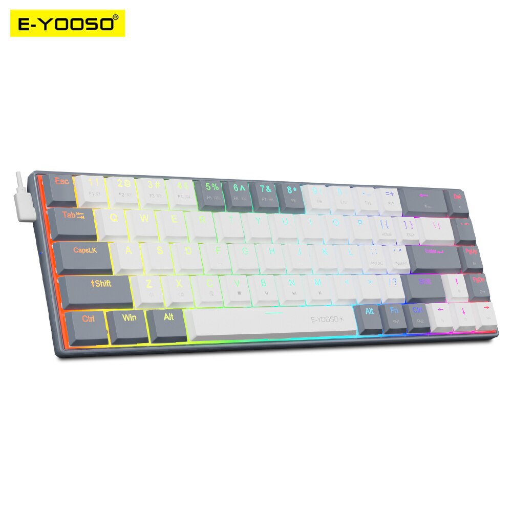 E-YOOSO A68 RGB Mini Slim USB  - Gaming Keyboard Bundle recensione e prezzo