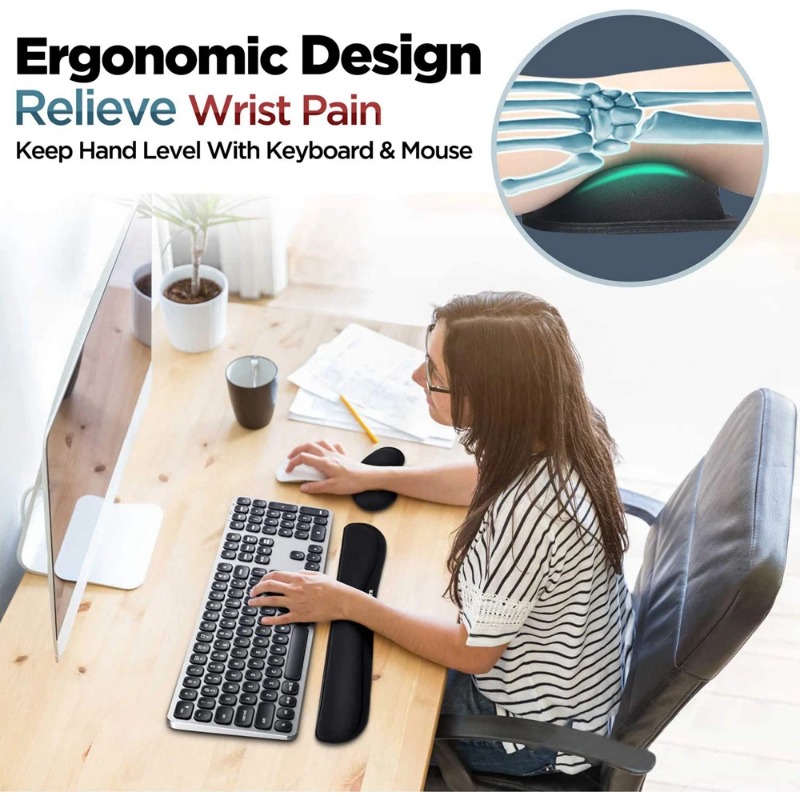 Set Ergonomico con Poggiapolso - Gaming Keyboard Mouse Set recensione e prezzo