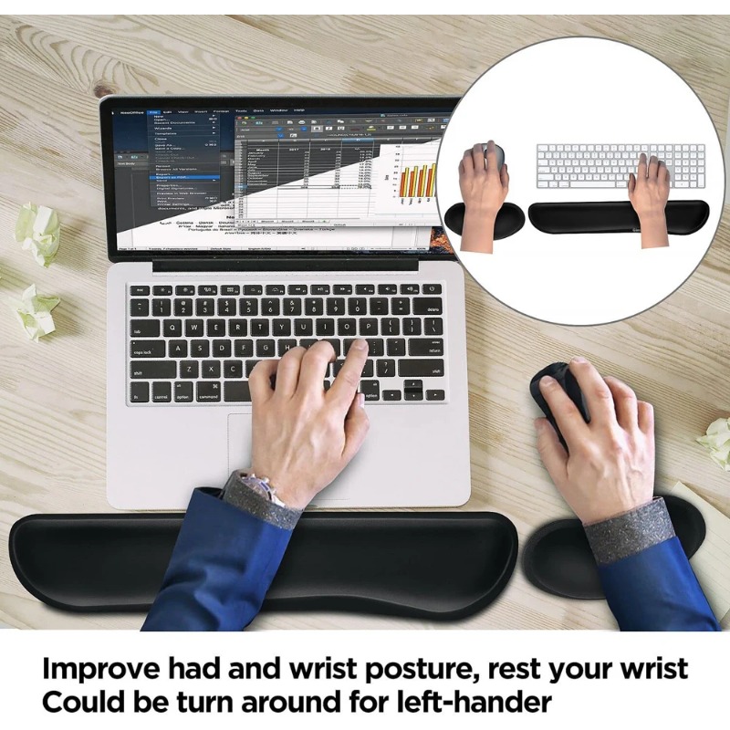Set Ergonomico con Poggiapolso - Gaming Keyboard Mouse Set recensione e prezzo