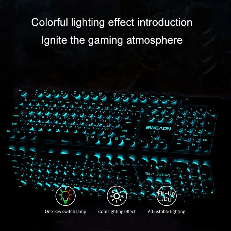 Set Tastiera e Mouse Stile Ret - Gaming Keyboard Mechanical recensione e prezzo
