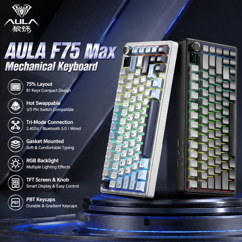 Tastiera Meccanica AULA F75 Ma - Gaming Keyboard Mechanical recensione e prezzo
