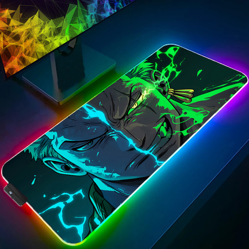 ONE PIECE Zoro Mouse Pad RGB A - Gaming Keyboard Noise recensione e prezzo