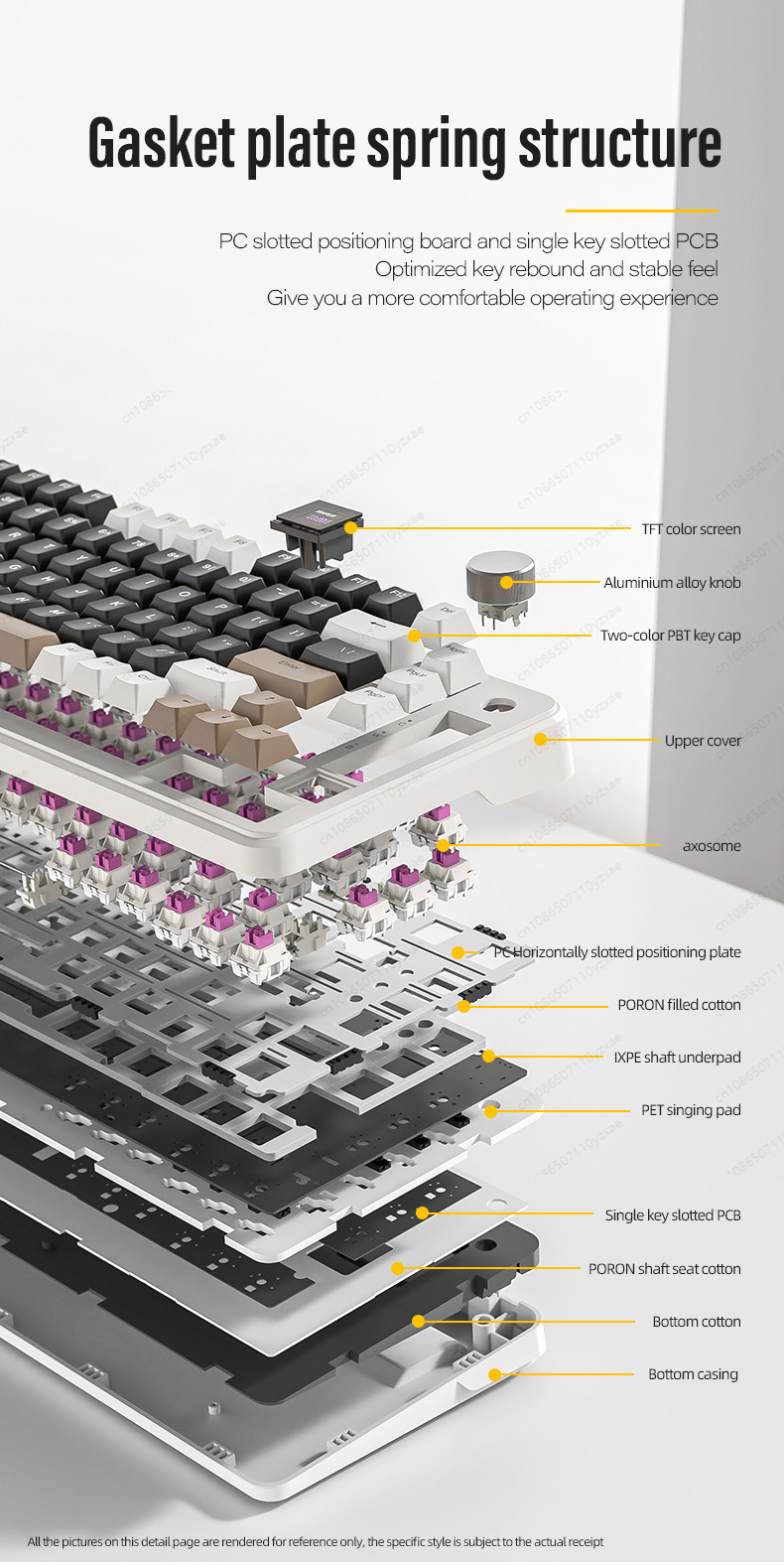 Nuova Tastiera Meccanica AL66  - Gaming Keyboard No Rgb recensione e prezzo