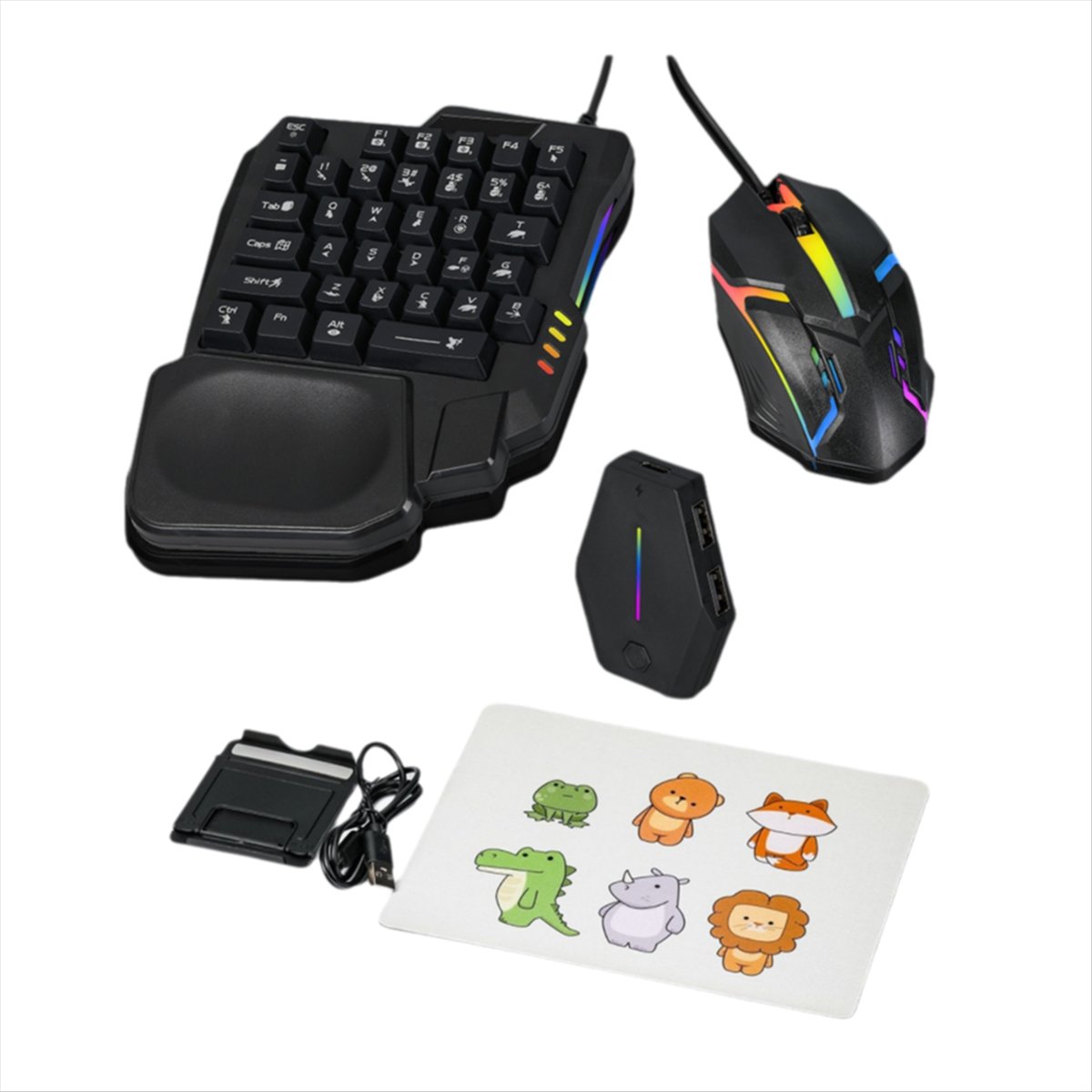 ★ ▲   Kit Combo 5 in 1 per Gio - Gaming Keyboard And Mouse Converter For Mobile recensione e prezzo