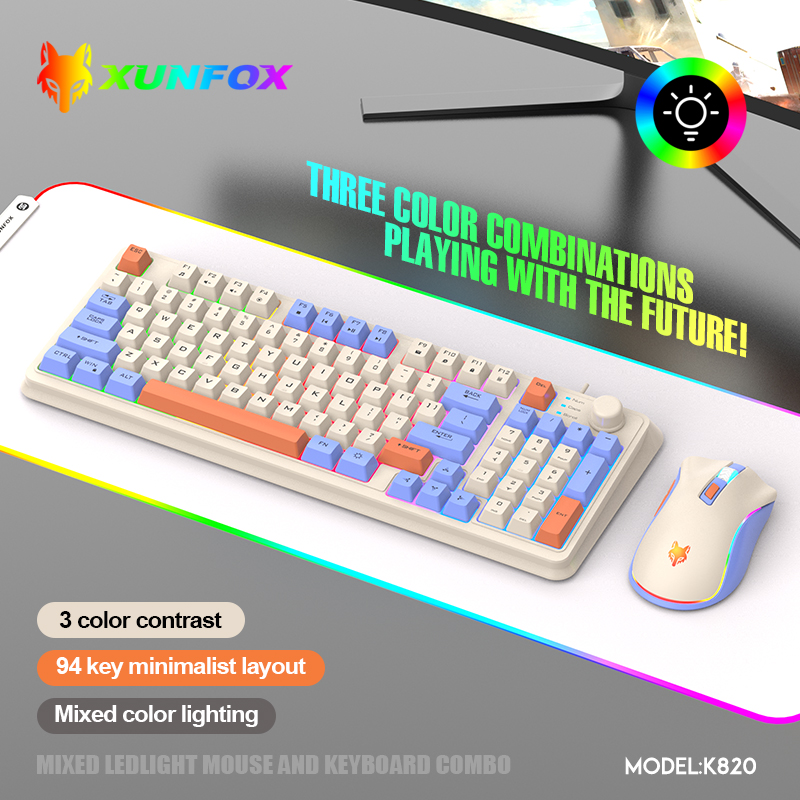 K820 Tastiera da gioco cablata - Gaming Keyboard Bundle recensione e prezzo