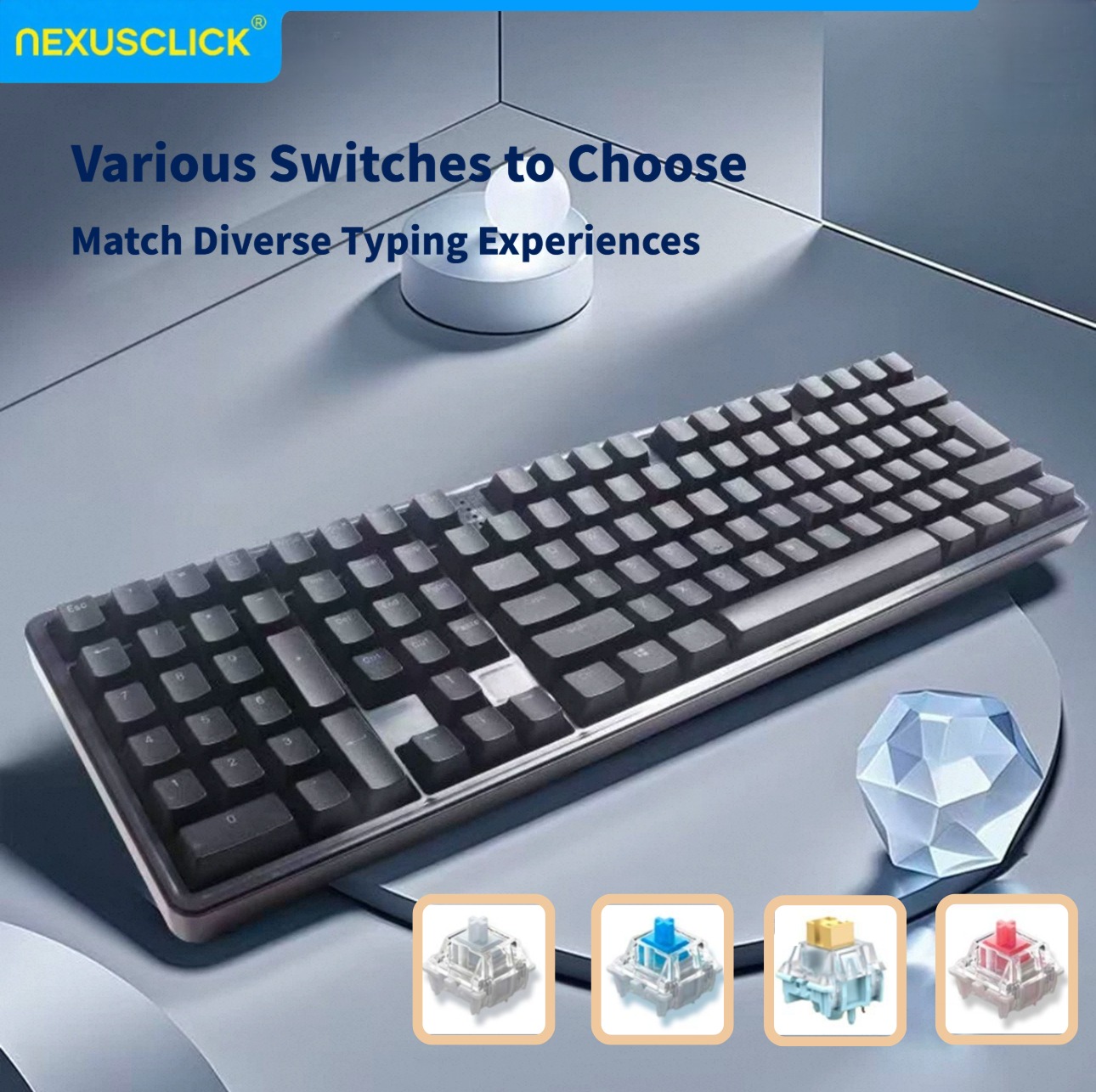 Tastiera Meccanica Ergonomica  - Gaming Keyboard No Number Pad recensione e prezzo