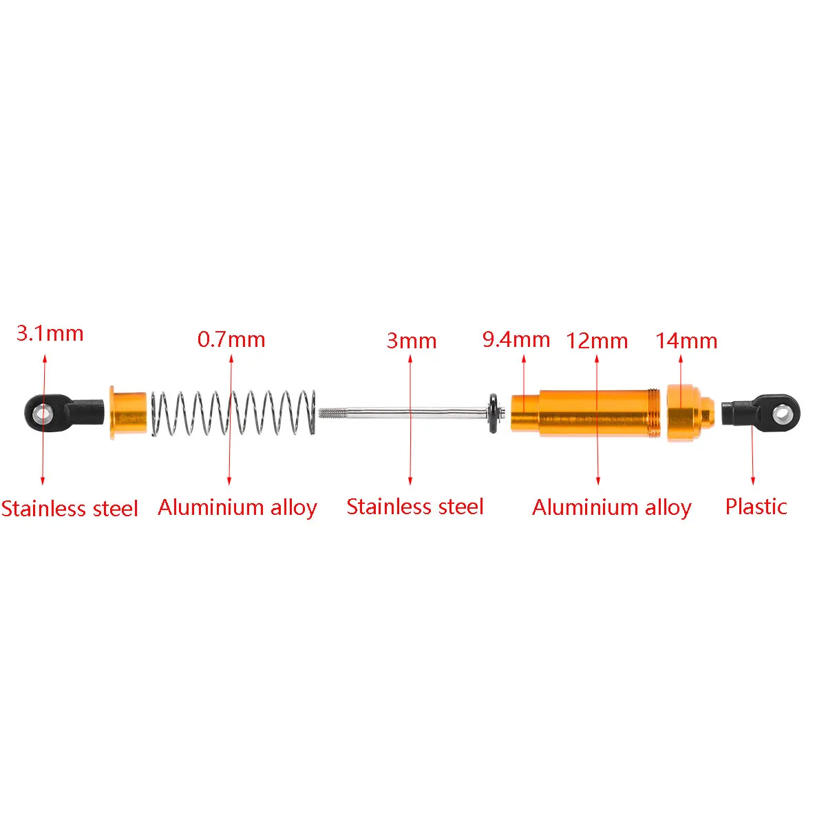 Ammortizzatori in alluminio co - Stabilizer Screw In recensione e prezzo